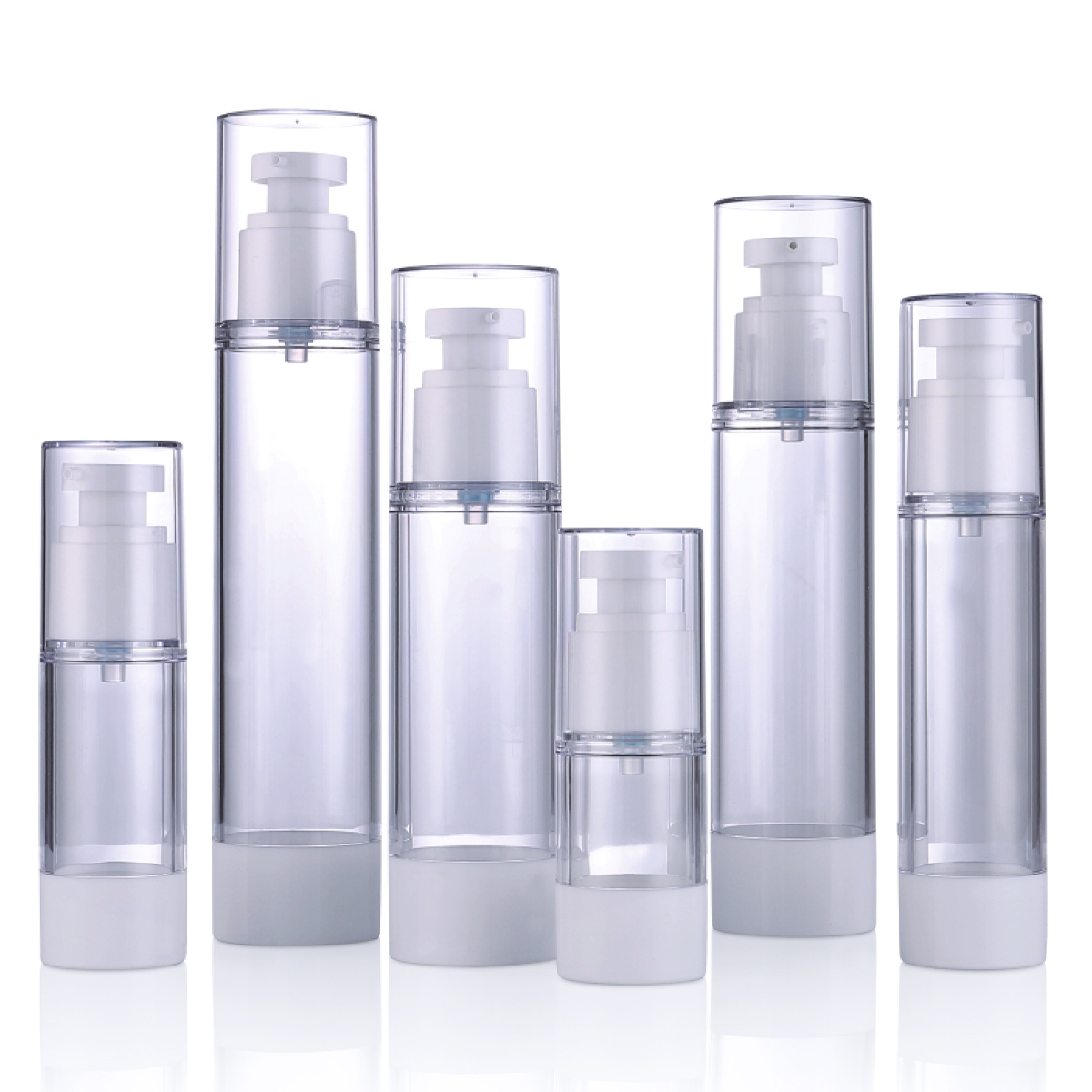 15ml 30ml 50ml 80ml 100ml 120ml loțiune din plastic sticlă cosmetică ecologică Containere cosmetice pentru animale de companie Toner fără aer pompă fără pompă L02