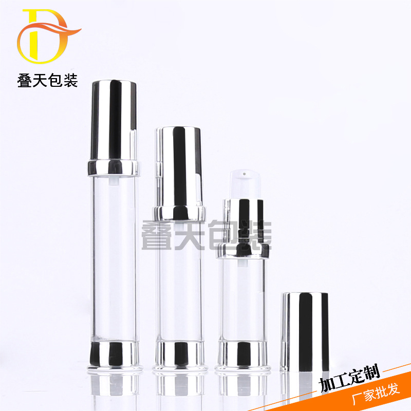 Producătorul Ningbo face loțiune de loțiune cu viduri de produse cosmetice produse de ambalare 15 20 20 30 ml distribuitor de loțiune