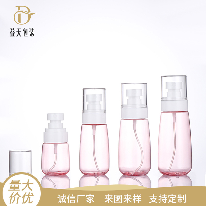 30/60/80/100 ml transparent în formă de U-ul cu fund mic spray mic spray spray flacon portabil sub sticlă sub sticlă de vid