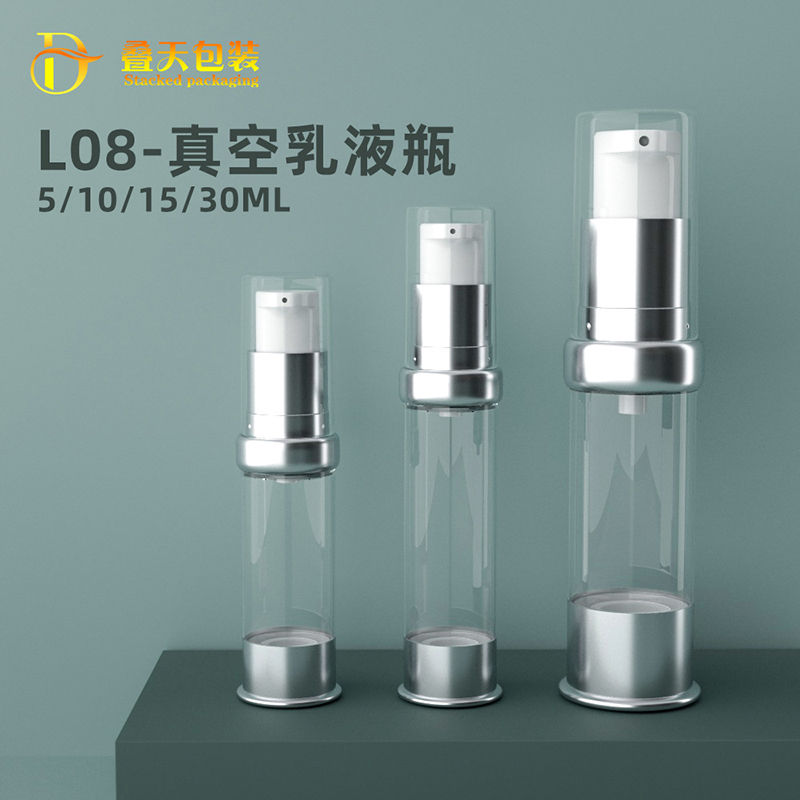 5 10 15 ml păsări de păsări transparente cosmetice sub loțiune sub sticlă proba de sticlă plastică ca loțiune sticlă de vid