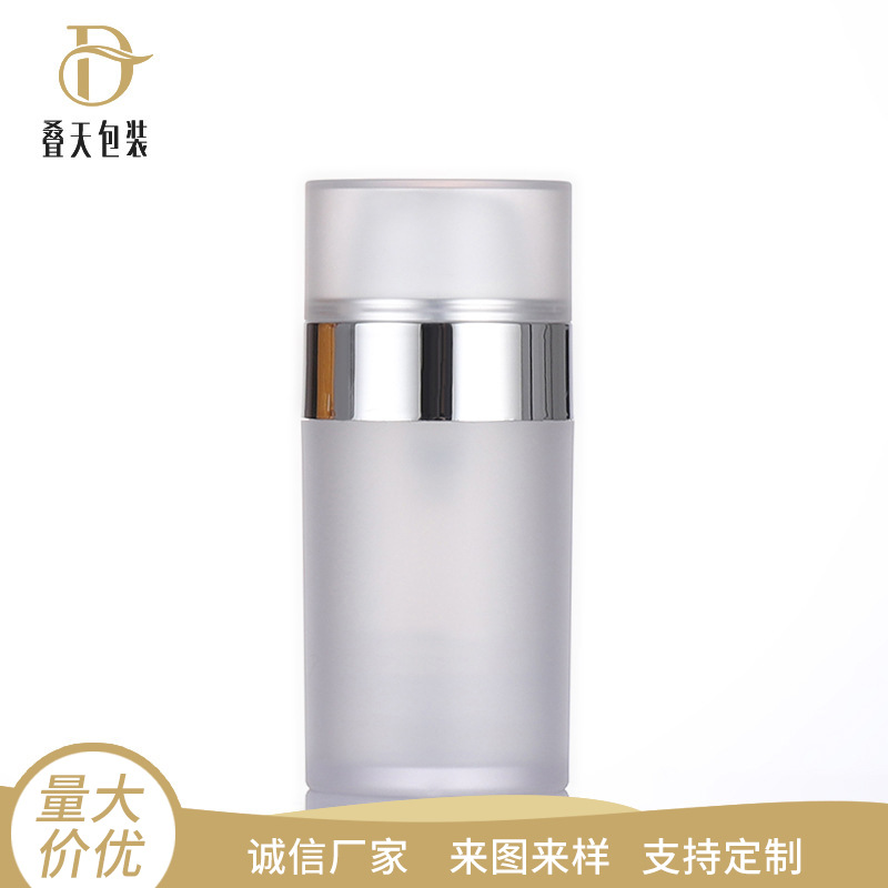 Flacon de plastic înghețat 30 ml sticlă divizată cosmetică cosmetică ambalaj loțiune sticlă sticla de vid