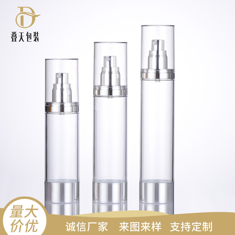 80/100/120 ml ca sticlă cosmetică de plastic de plastic Izolation Liquid Foundation Sticlă de vid