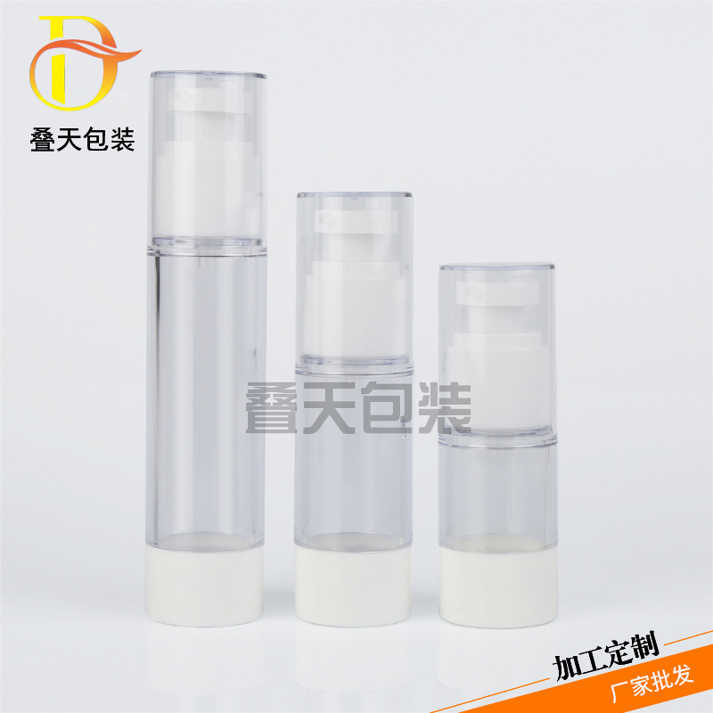 Loțiune Tip de presă de subplacking Sticlă de subpacking 15 30 50 ml Sticlă de loțiune cosmetică portabilă
